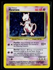 Mewtwo Pokemon Card Holo 10/102 Base Set Unlimited Rare Vintage LP/MP