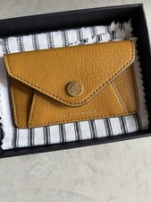 Anya Hindmarch leather envelope card holder sticker/New with Box