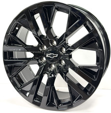 22 Gloss Black Oe 5903 Replica Wheels Fits 2022 Chevy Tahoe Suburban Rst 6x5.5