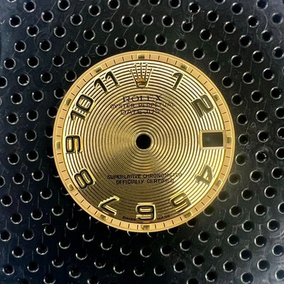 Genuine Rolex Datejust 31 Concentric Champagne Dial with Arabic Hour Markers