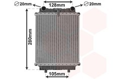 VAN WEZEL Kühler, Motorkühlung Links, Rechts, Vorne u.a. für AUDI, CUPRA, SEAT