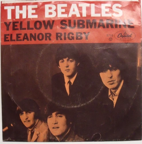 The Beatles - Yellow Submarine - 1966 Picture Sleeve & 45