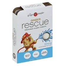 Ginger Rescue Chewable Ginger Strong 24 Tabs