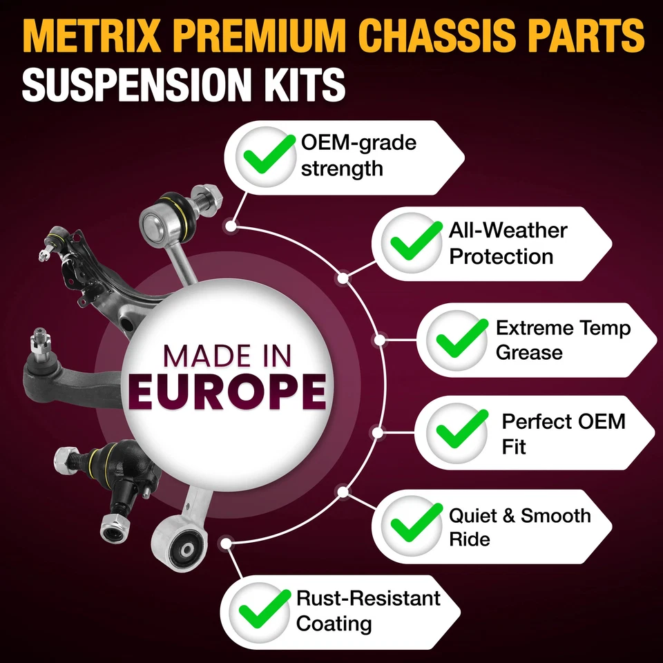 适用于 2013 - 2017 奥迪 Q5 14-17 SQ5 前下前控制臂和衬套套件 — 第 4/4 张图片
