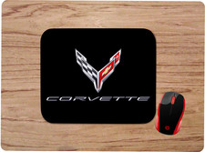 CHEVROLET CORVETTE C8 LOGO NON-SLIP NEOPRENE CUSTOM MOUSE PAD FREE SHIPPING