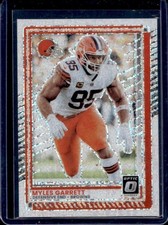 2025 Panini Donruss Optic Myles Garrett White Sparkle Prizm #158 Browns