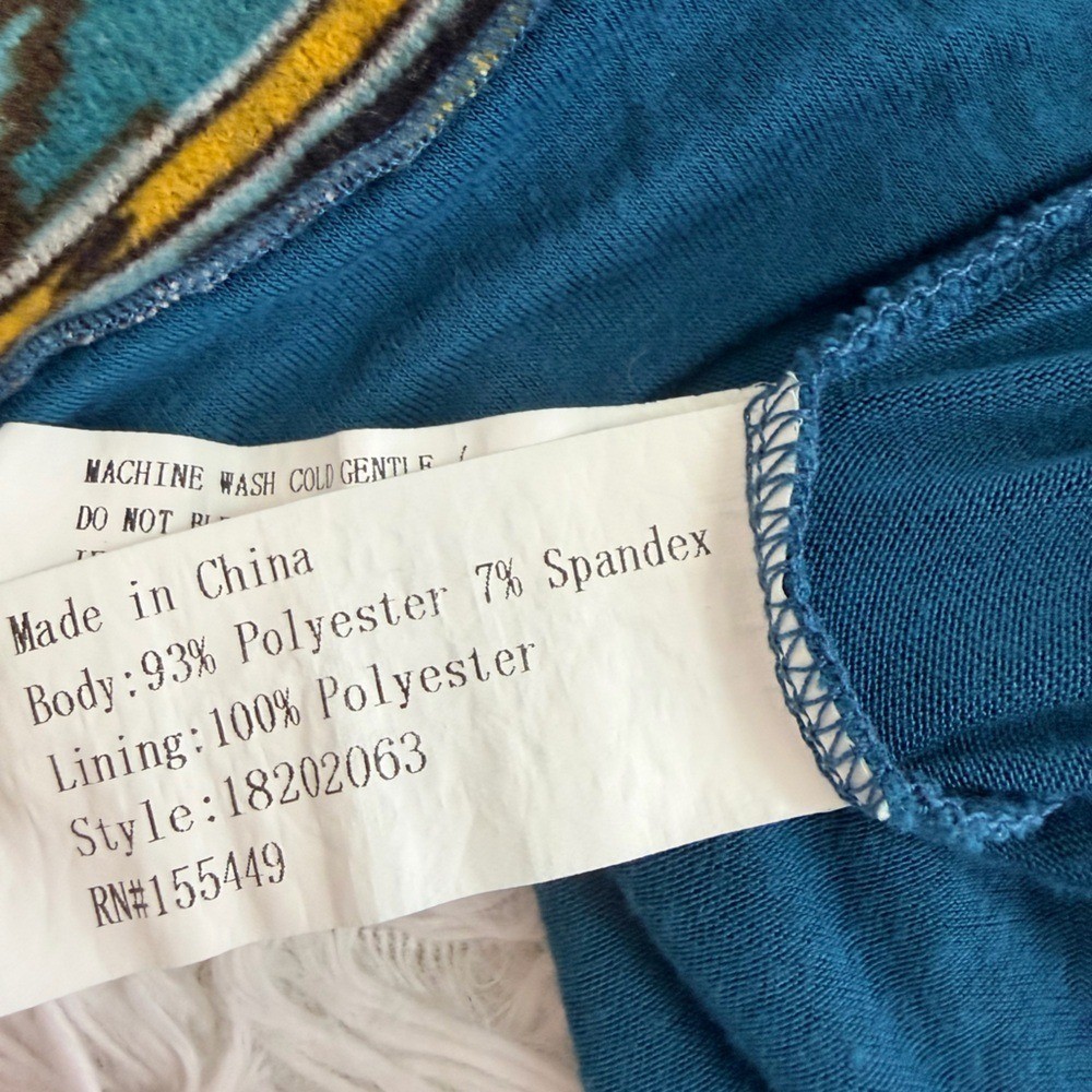 Catchfly Studio Tribal Print Split Back Long Slee… - image 7