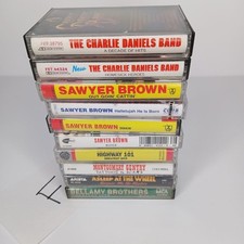 90's Country Cassette Tapes Mixed Lot Of 10 Asleep At The Wheel, Highway 101 "F"