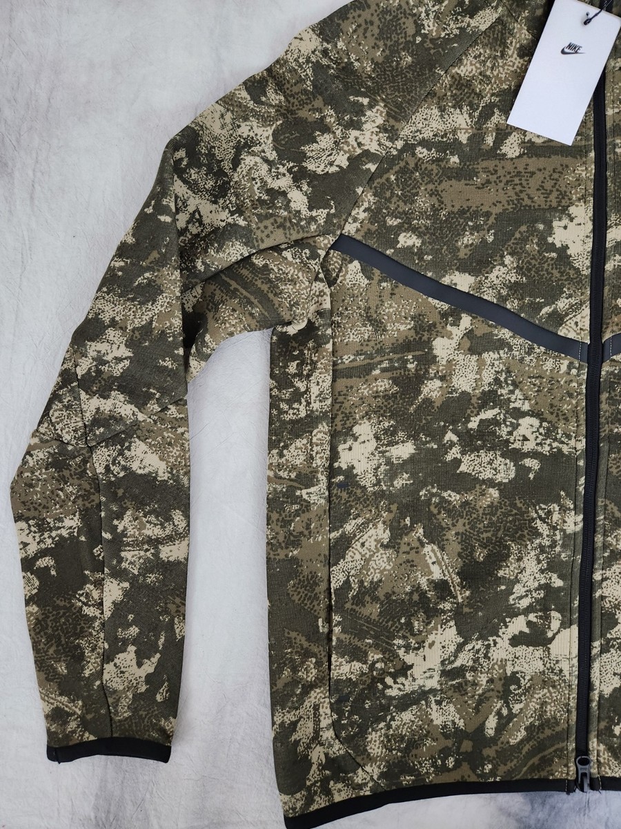 Nike Tech Fleece Camo Windrunner Full Zip Hoodie HV5055-276 Men's