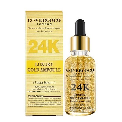 24K Gold Serum Anti-Aging Hautpflege Feuchtigkeitspflege Geschenk für Frauen
