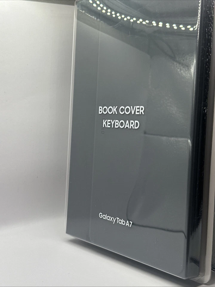 New Sealed Samsung Galaxy Tab A7 Book Cover Keyboard, Gray EF-DT500UJEGUJ - Image 3 of 4