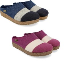 HAFLINGER LINES WOMEN'S MEN'S WOOL FELT SLIPPERS CLOGS