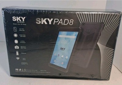SKY Devices SKYPAD8PRO 8'' HD Tablet 64GB 3GB RAM Android 13 Wi-Fi 4G Black
