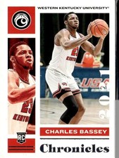 2021 Panini Chronicles Draft Picks Charles Bassey RC #23 Western Kentucky
