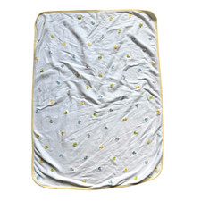 Baby Boys Carters Embroidered Duck Gender Neutral Yellow Cotton Baby Blanket