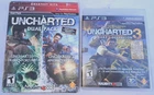 Uncharted 1 &2 (Dual Pack) and 3 (No Manual) (Sony PlayStation 3) Free Shipping