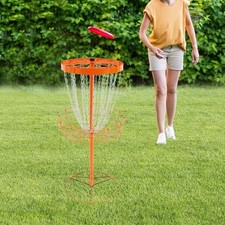 24 Chain Disc Golf Training Stand Disc Portable Golf Target Disc Golf Basket Kit