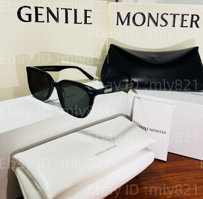 GentleMonster Sunglasses Heizer 01 Black Frame Black Lenses | eBay