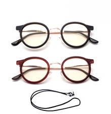 Computer Glasses Blue Light Blocking Eye Stain Relief Circular Lens High Quality