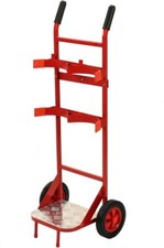 Double Fire Extinguisher Trolley