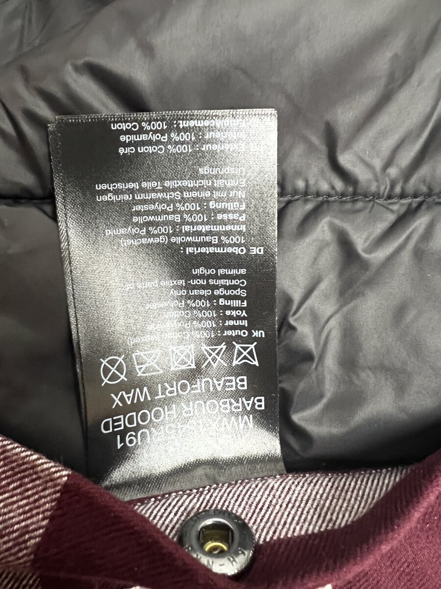 302 Barbour Beaufort Hooded Waxed Cotton Jacket Size L 302 Barbour Beaufort Hooded Waxed Cotton Jacket Size L