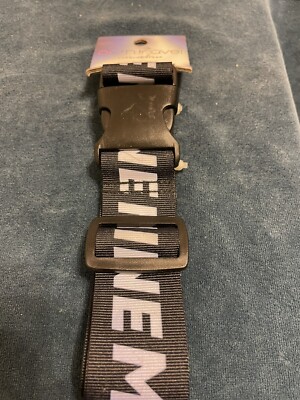 Path Travel Luggage Strap Quick Find Black White MINE 1.5'' x 82'' NEW.   M 1