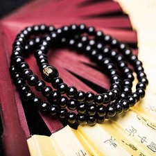 Fashion Jewelry Buddha Meditation 6MM Stone Beaded Bracelet 80