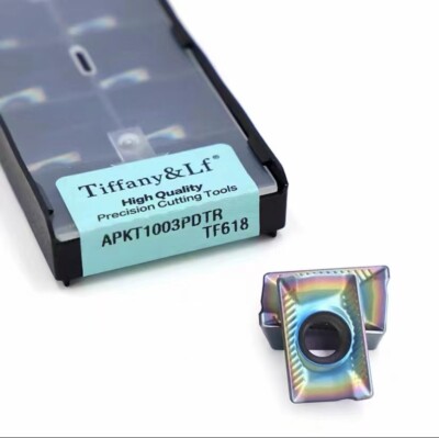 APKT1003 PDTR TF618 10pcs/pack Milling insert HRC60 Quenched steel