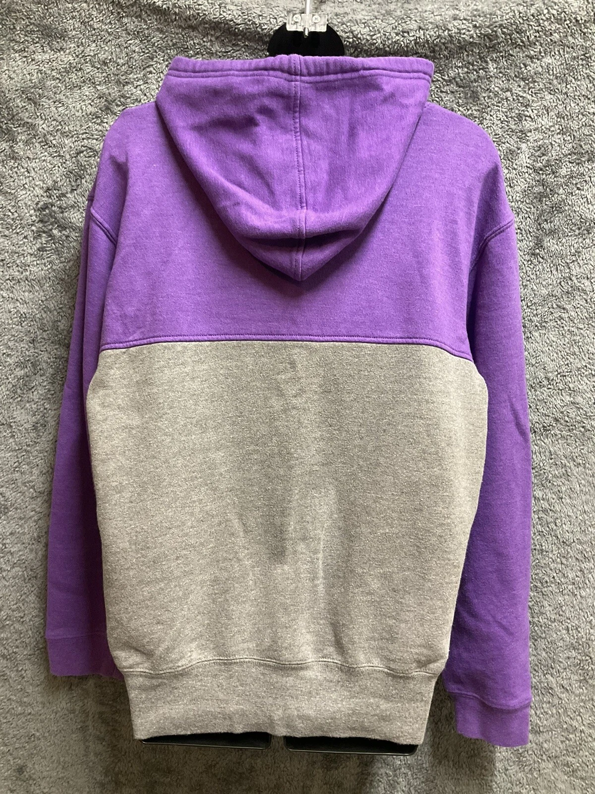 VETEMENTS LSU Felpa con Cappuccio Donna Viola Pullover LSU Taglia S GIACCA