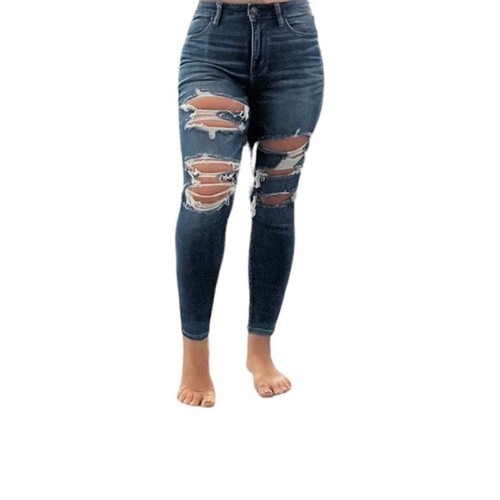 super ripped high rise jeans 8XS | eBay