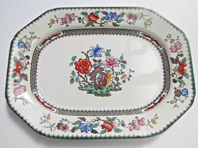 Servierplatte Spode Chinese Rose 31 cm sehr gut erhalten gebraucht
