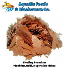 Plankton / Krill / Spirulina Premium Flakes, USA Made