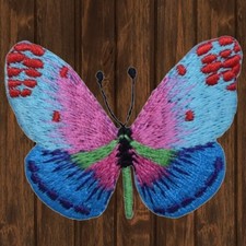 Butterfly Embroidered Patch   Iron On