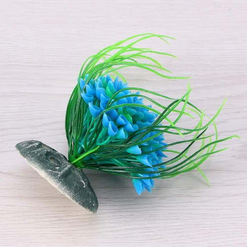 FENGQQKJ Lot De 11 Décorations D'aquarium - Plantes Aquatiques Artificielles - Mini étang - Plantes En Plastique - Poisson - Réservoir - Tortue - Décoration D'aquarium