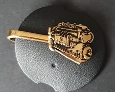 RARE VNTG Gold Tone GM Diesel Train Tie Pin Clip Hickok Stokes USA Exlnt Cond 
