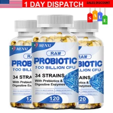 Probiotics Digestive Enzymes 100 Billion CFU Potency Immune Health 360 Capsules