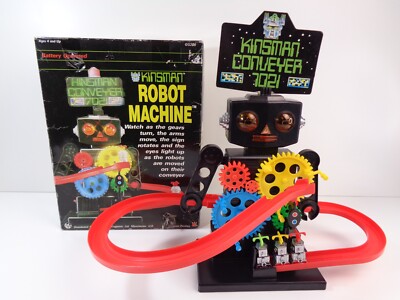 Vintage Kinsman Roboter Maschine Space Conveyer Made Taiwan (getestet und funktionsfähig)