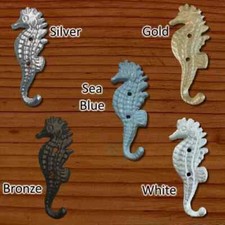 Seahorse Hook, Sea Horse Hook, Beach Hook, Towel Hook, Hat Hook, Entryway Hook,