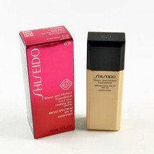 Shiseido Sheer  Perfect Foundation SPF18 D10 Golden Brown 1 oz Boxed New 2 PACK