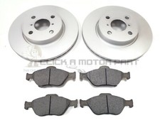 ANTERIORI 2 DISCHI E PASTIGLIE FRENO PER TOYOTA YARIS MK2 1.0 1.3 2005-2011 (SOLO VNK)
