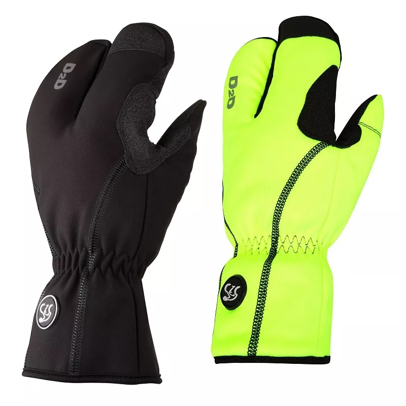 D2D Lobster Winter Cycling Gloves - Thermal, Waterproof and Windproof