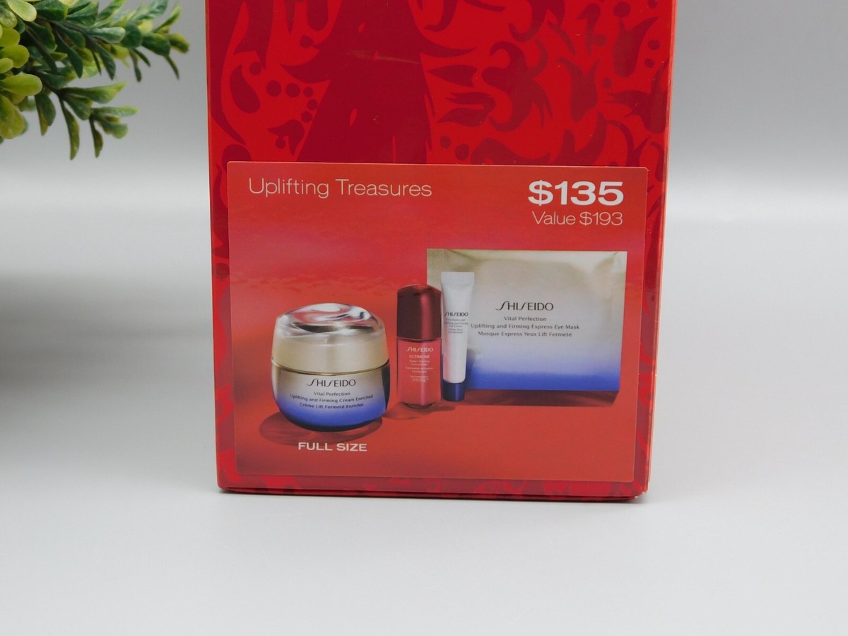 Shiseido Vital Perfection Uplifting and Firming Cream 5 Pc Set New
