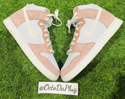 Nike Dunk High Fossil Rose White Mens Multi Sizes nby DH7576-400