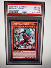 PSA 10 Yu-Gi-Oh Kashtira Fenrir MP23-EN163 - Prismatic Secret Rare 1st Edition