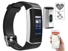 Bracelet fitness à écran couleur avec GPS et application pour 24 sports FBT-200