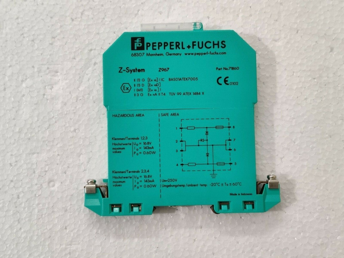 Pepperl + Fuchs Z-Systems Z967 Part No. 71860 | eBay