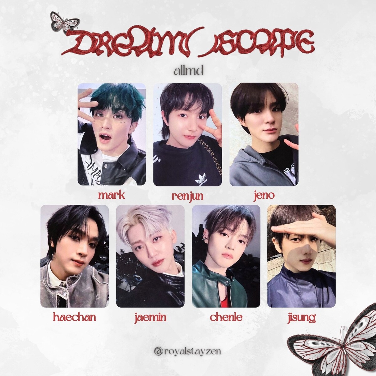 NCT DREAM ALBUM DREAM( )SCAPE ALLMD POB EVENT OFFICIAL PHOTOCARD