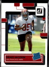 2022 Donruss #379 Drake Jackson Rated Rookie San Francisco 49ers RC