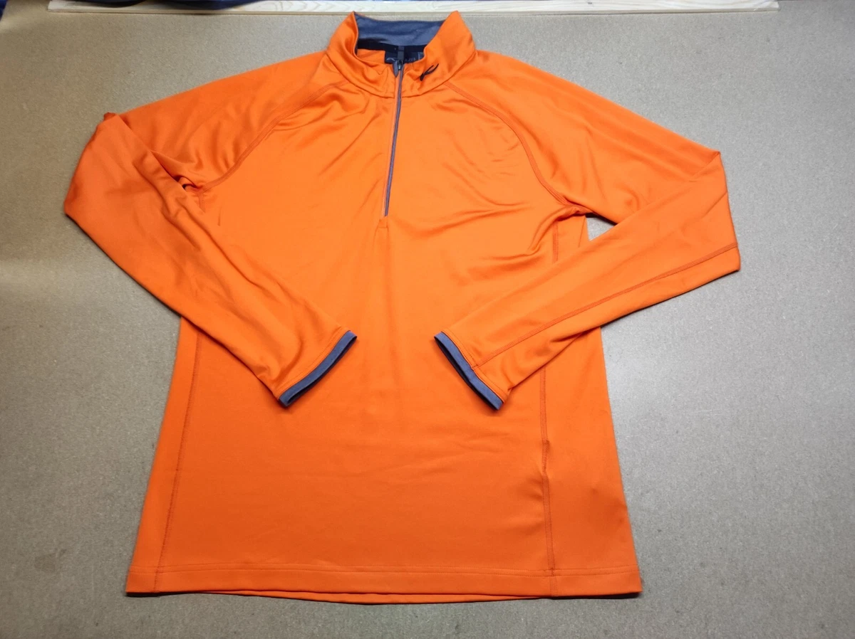 KJUS Sports Jacket Orange Mens Feel Half Zip Mid Layer Size M | eBay