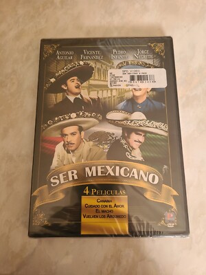 Ser Mexicano - 4 Peliculas Mexicanas - A Aguilar,V Fernandez,P Infante, J Negret